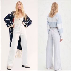 Levi’s Premium Denim Ribcage Wide Leg